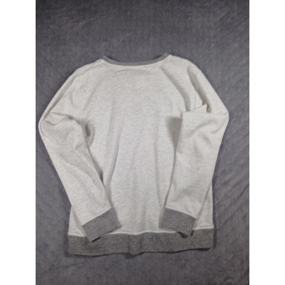 The Normal Brand Mens Crewneck Sweatshirt Gray Heather V-Stitch Pullover Size M - Picture 5 of 5